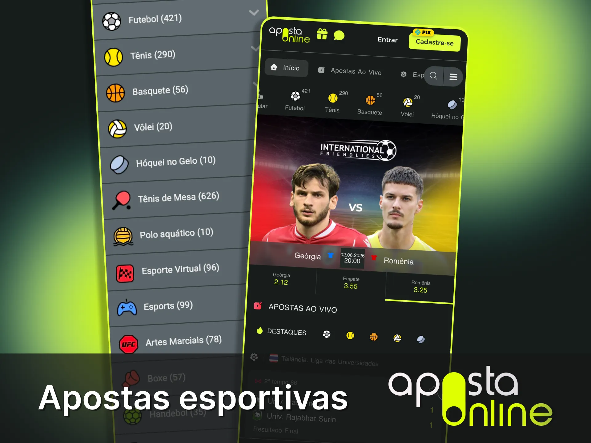 Acompanhe as grandes ligas como NBA e Champions League na Aposta Online.