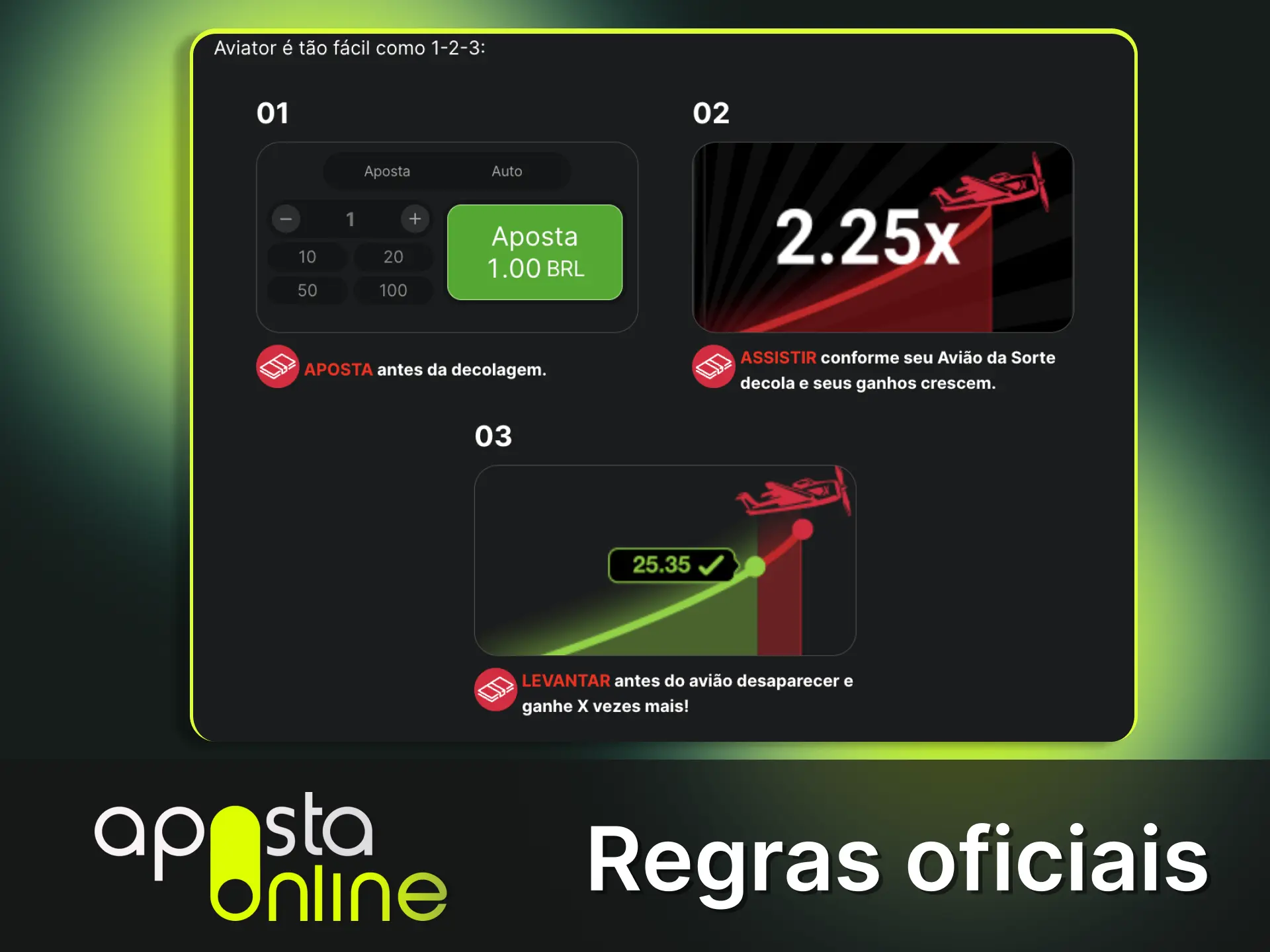 Conheça as regras do Aviator e decole na Aposta Online.