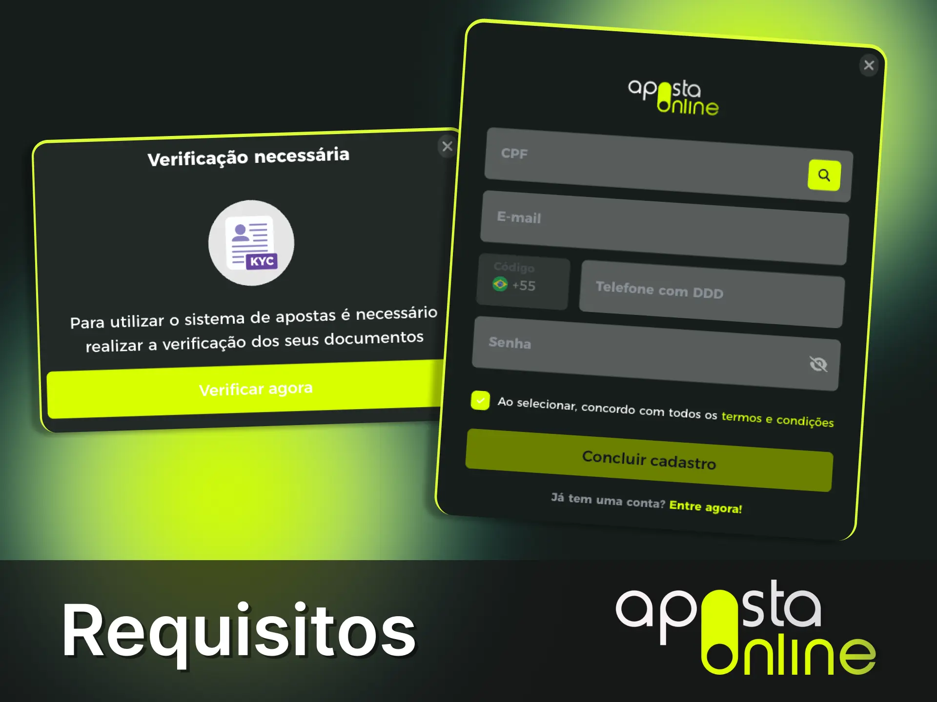 Envie seus documentos e garanta saques rápidos na Aposta Online.