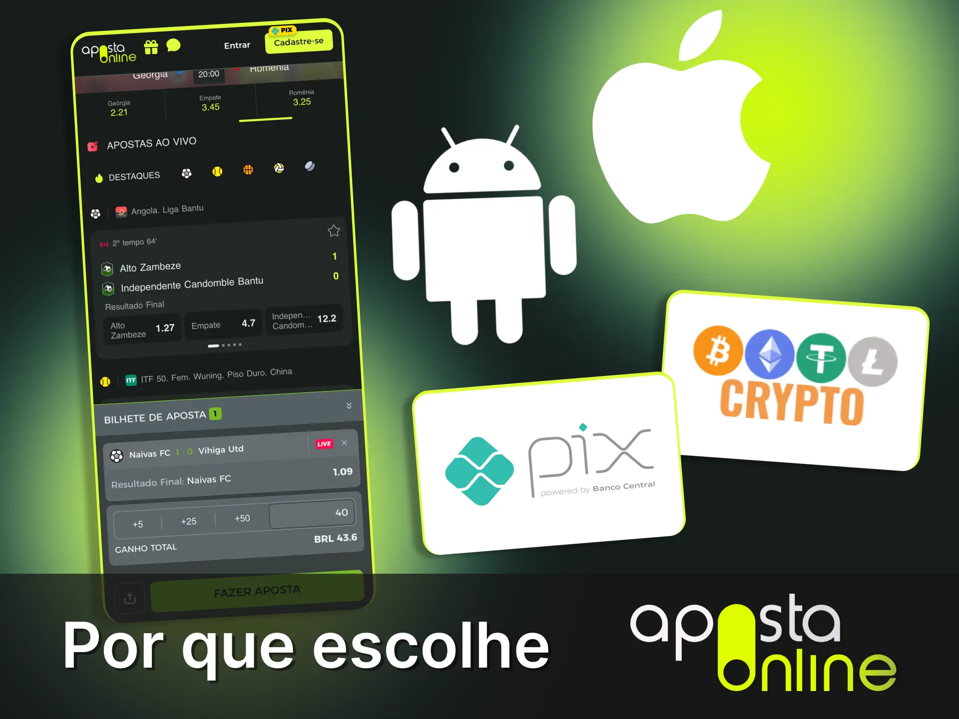 Aposte com segurança e dados protegidos por criptografia na Aposta Online.